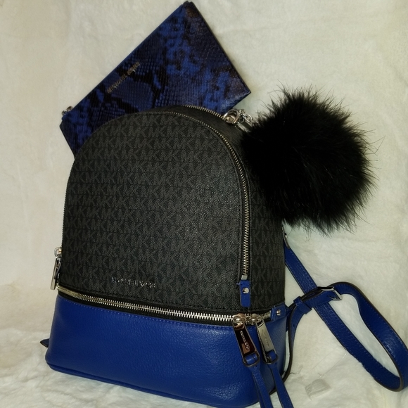 3 PCS MICHAEL KORS BACKPACK SET wallet pom $624 - Picture 2 of 11